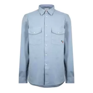 Paul Smith Casual Cotton Shirt - Blue