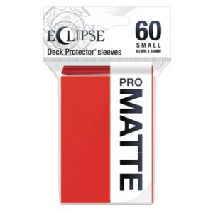 Ultra Pro Eclipse Matte Small 60 Sleeves: Apple Red