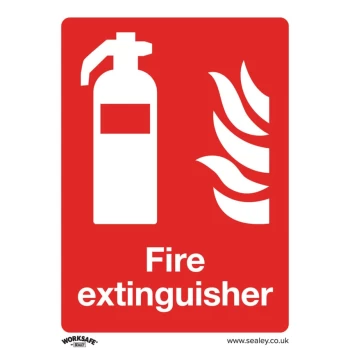 Safety Sign - Fire Extinguisher - Self-Adhesive Vinyl
