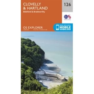 Clovelly and Hartland by Ordnance Survey (Sheet map, folded, 2015)
