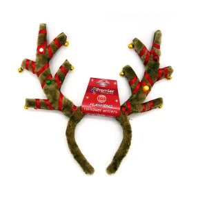 Premier Decorations Ltd Premier Battery Operated Flashing Antlers with Music