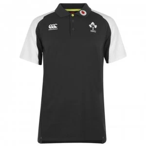 Canterbury Ireland Rugby Polo Shirt Mens - Grey