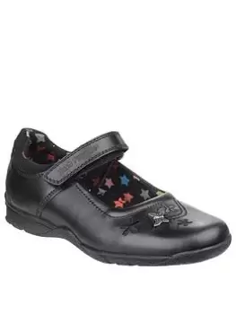Hush Puppies Clare Mary Jane Back To School Shoe - Black, Size 3.5 Older