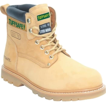 BBH01 Welted Mens Tan Safety Boots - Size 7 - Tuffsafe