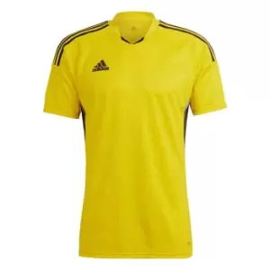 adidas Condivo 22 Match Day Jersey Mens - Team Yellow / Black