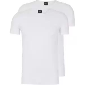 Boss 2 Pack Slim T-Shirt Mens - White