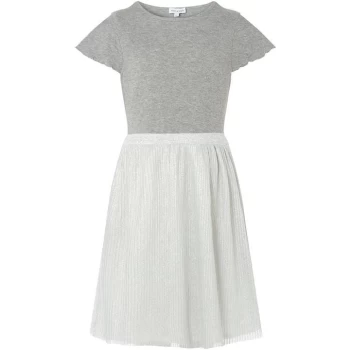 Rose and Wilde Clover Pleated Dress Two In One - Grey Marl