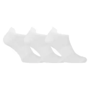 Reebok 3 Pack of Ankle Socks Unisex - White