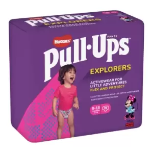 Huggies Pull Ups Explorers Girls 9-18 Months