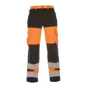 Hertford High Visibility Trouser Two Tone Orange/Black - Size 40R