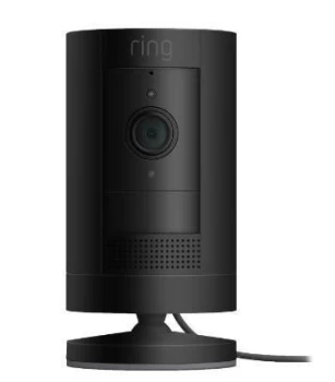 Ring Stick Up (Generation 3) Plug-In Indoor / Outdoor Wireless Full HD Night-Vision Security Camera - Black