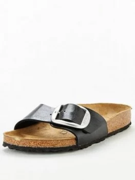 Birkenstock Madrid Flat Sandal - Black, Size 4, Women