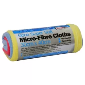 Streetwize Microfibre Towels 6 Pack