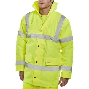 BSeen High Visibility Constructor Jacket 5XL Saturn Yellow Ref