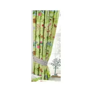 Bluebell Woods Curtains Pair 66x72' Woodland Animals Childrens Bedroom