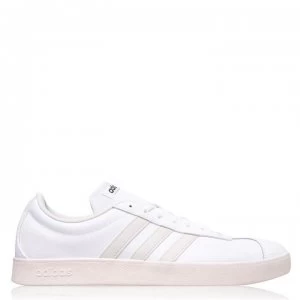 adidas adidas VL Court 2 Leather Trainers Mens - White/Grey