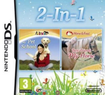 2 in 1 My Pet School and My Horse Double Pack Nintendo DS Game