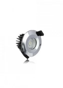 Integral Low-Profile 70mm-75mm cut-out IP65 Fire Rated Downlight 6W 40W 4000K 440lm 38 deg beam angle Dimmable with chrome bezel
