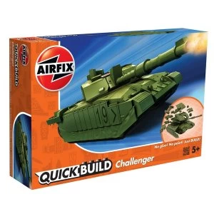 Challenger Tank Green Quickbuild Air Fix Model Kit