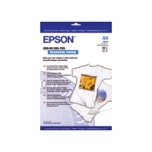 Epson C13S041154 A4 Iron on transfer Paper 124g x10