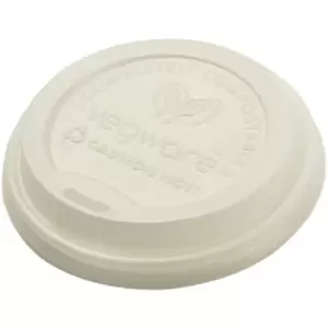 Compostable Coffee Cup Lids 225ml / 8oz Pack of 1000 - GH024 - Vegware