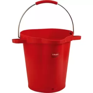 Vikan Bin, suitable for foodstuffs, capacity 20 l, pack of 5, red