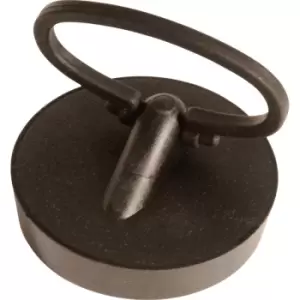 McAlpine PVC Plug & Handle 1 3/4" (Fits 1 1/2" Waste) in Black
