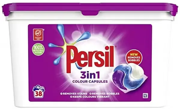 Persil 3-in-1 Colour Washing Capsules 38x Washes