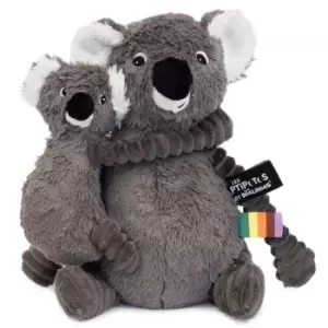 Les Deglingos Trankilou The Koala Mum And Baby - Grey