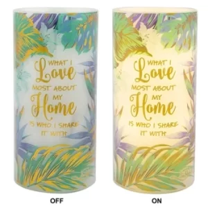 Floral Flicker LED Candle Home