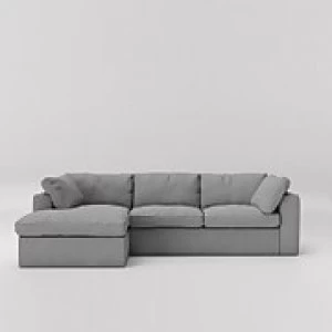 Swoon Seattle Smart Wool Corner Sofa - Left Hand Side - Corner Sofa - Pepper