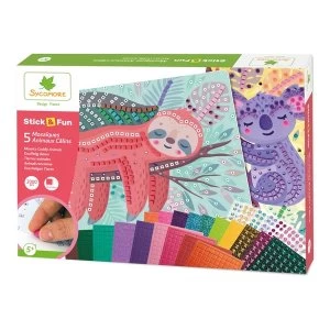 Sycomore Stick & Fun Childrens Mosaics Cuddly Animals
