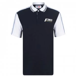 Perry Ellis Colour Block Polo Shirt - Dark Sapphire