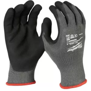 Milwaukee Dipped Gloves - Cut Level 5 10/XL X Large - Black/Red
