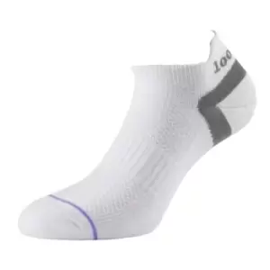 1000 Mile Womens/Ladies Liner Socks (3 UK-5 UK) (White)