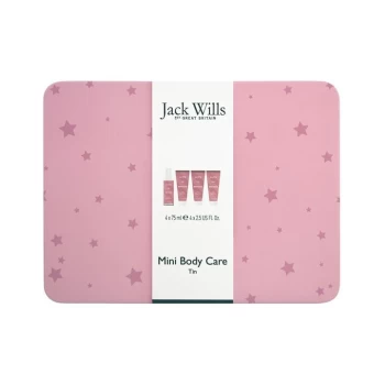 Jack Wills Mini Body Care Tin Set - Pink