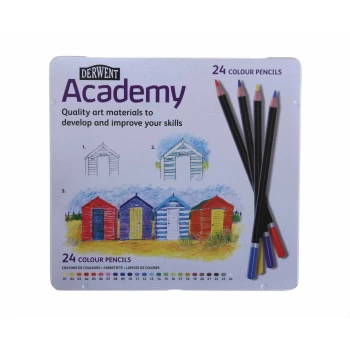 Derwent Academy Colouring Pencils Pack of 24