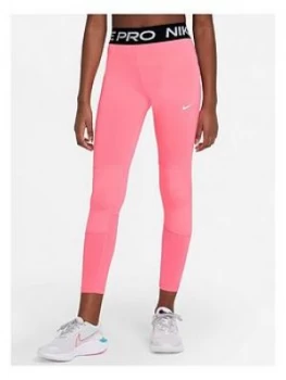 Nike Girls Np Tight, Pink, Size XL, 13-15 Years