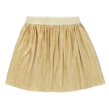 Rose and Wilde Taegan Sk Pleated Skirt - Gold