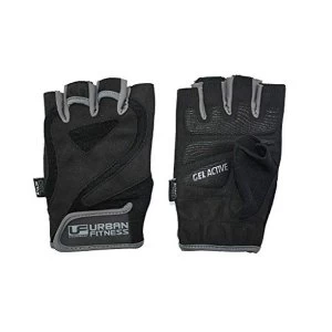 Urban Fitness Pro Gel Training Glove Small Black/Grey
