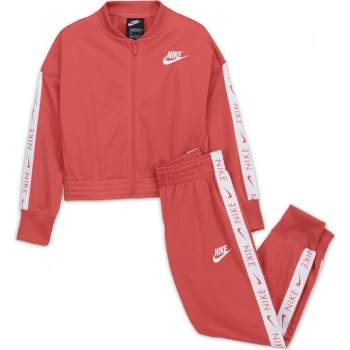 Nike Sportswear Tracksuit Junior Girls - Pink/White
