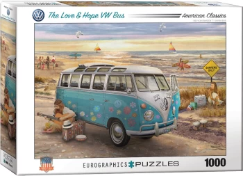 Eurographics The Love & Hope VW Bus Jigsaw Puzzle - EG60005310