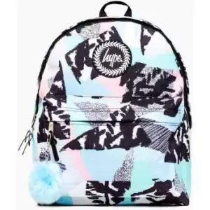 Hype Abstract Backpack (One Size) (Multicoloured)