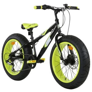 Sonic 20" Wheel Fat Bike V Brake - Black/Yellow
