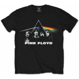 Pink Floyd DSOTM Band & Prism Black Mens T Shirt Size: XX