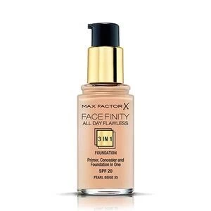 Max Factor Face Finity 3-In-1 Foundation Pearl Beige 35 Nude
