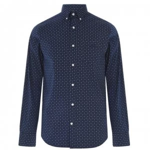 Gant Gant Long Sleeve AOP Shirt - Blue 423