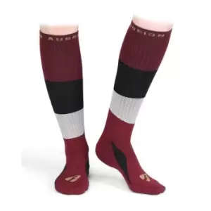 Aubrion Perivale Compression Equestrian Socks - Red