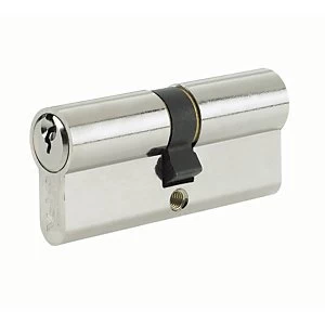 Yale P-ED3535-SNP Euro Profile Cylinder Lock - Nickel 35 x 10 x 35mm