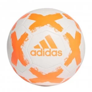 adidas Football Starlancer Club Ball - White/Orange
